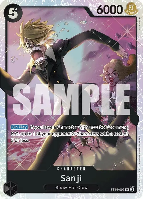 Sanji card art