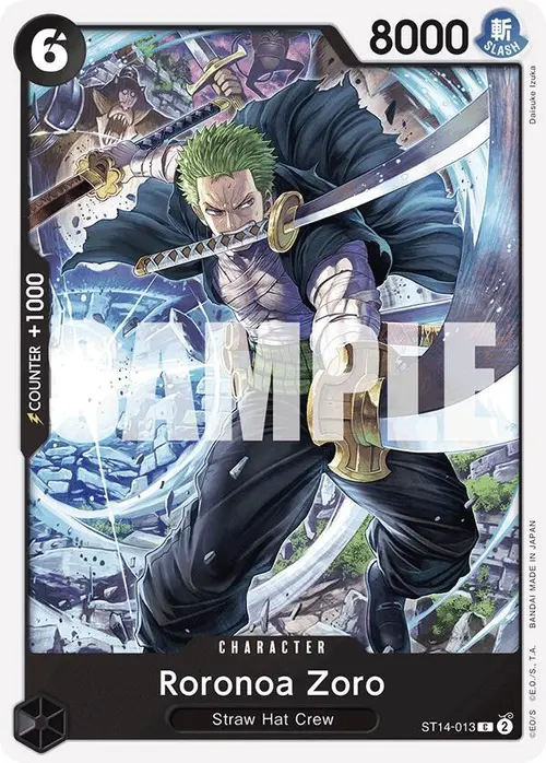 Roronoa Zoro card art