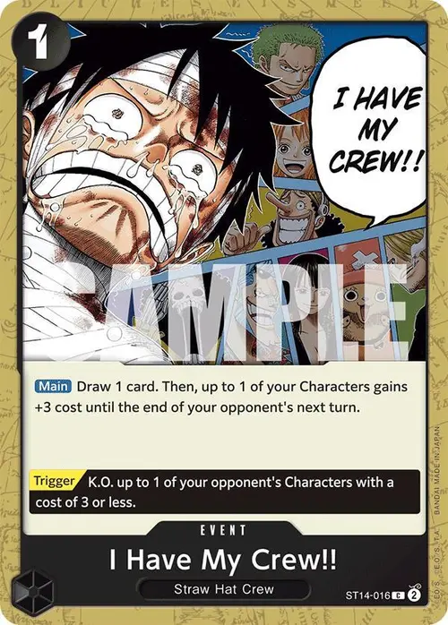 I Have My Crew!! card art