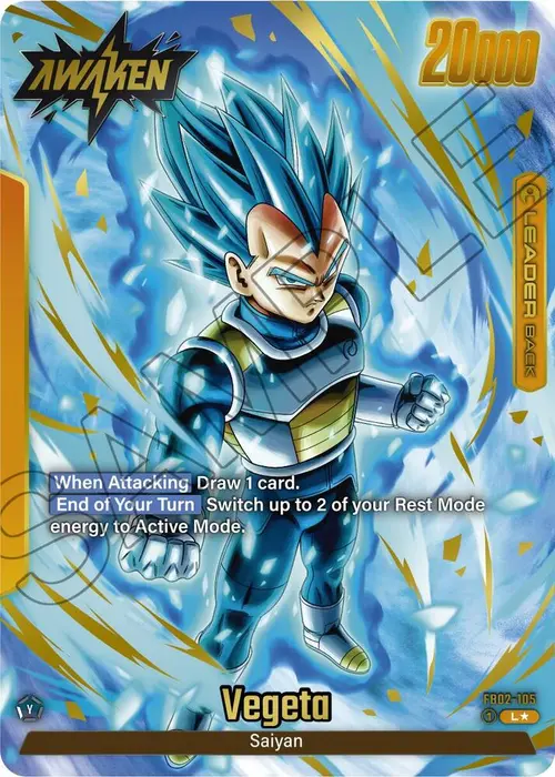 Vegeta (Alternate Art) card art