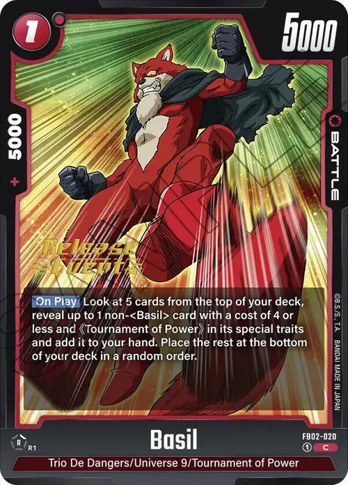 Basil card art