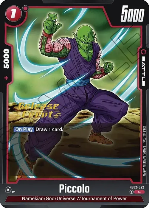 Piccolo card art