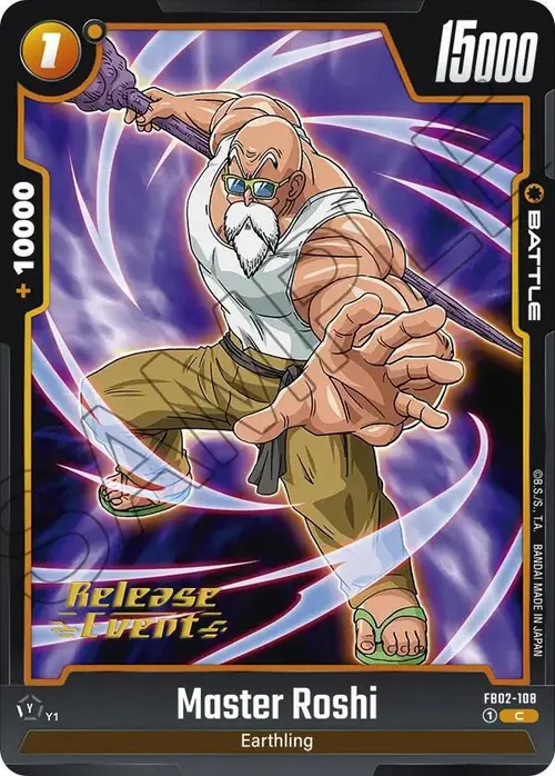 Master Roshi card art