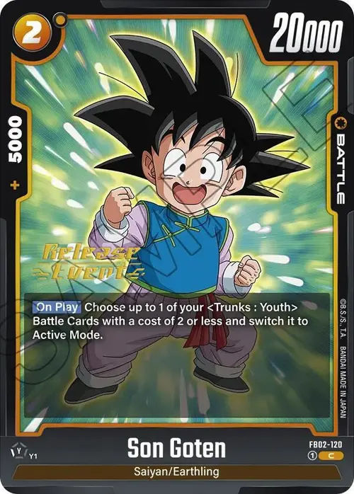 Son Goten card art