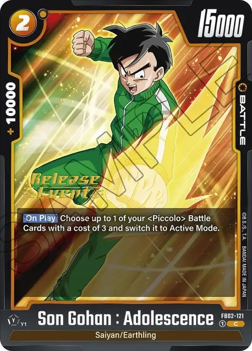 Son Gohan : Adolescence card art