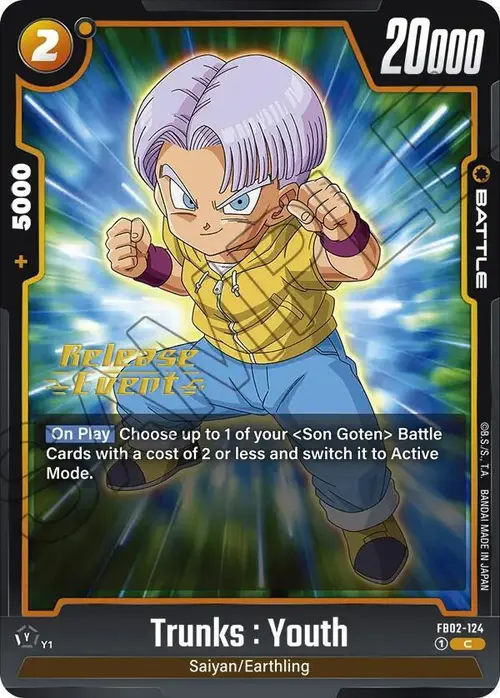 Trunks : Youth card art