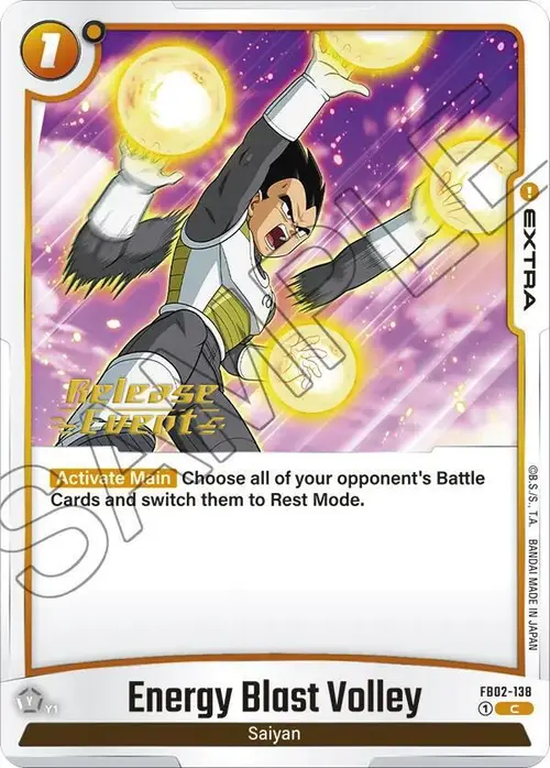 Energy Blast Volley card art