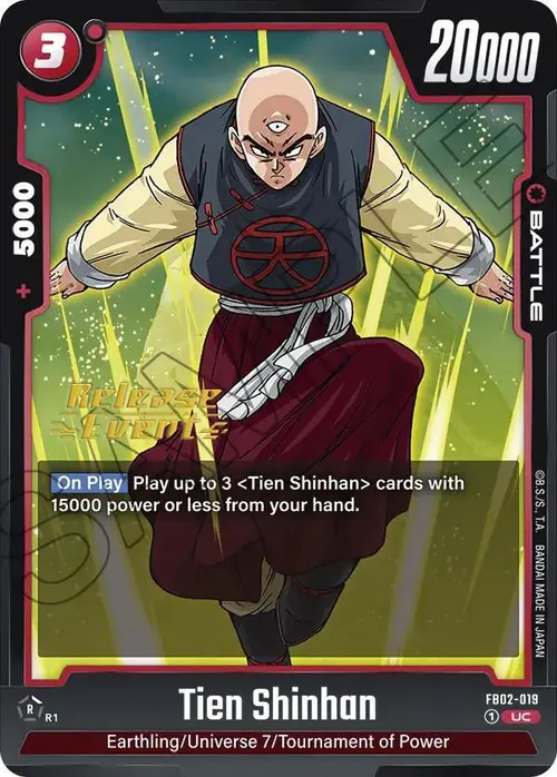 Tien Shinhan card art