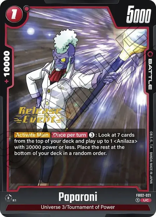 Paparoni card art