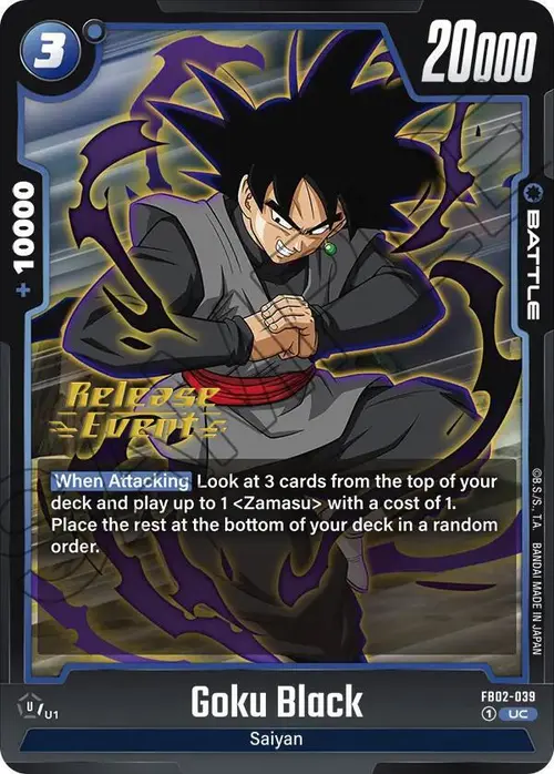 Goku Black card art