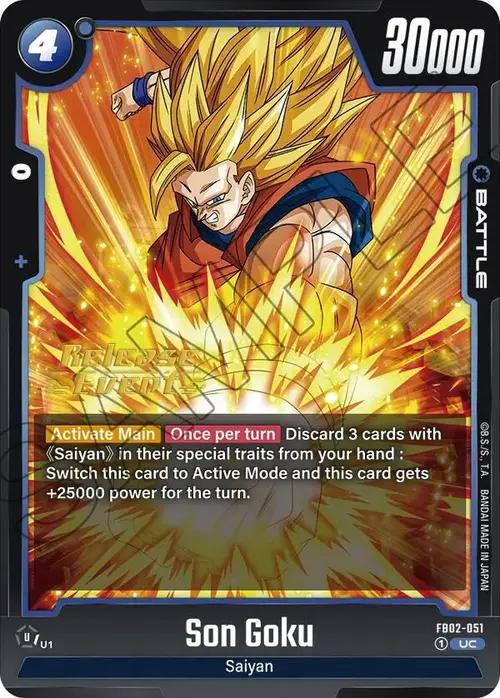 Son Goku card art