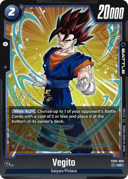 Vegito card art