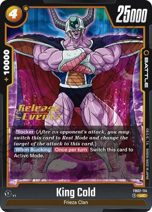 King Cold card art