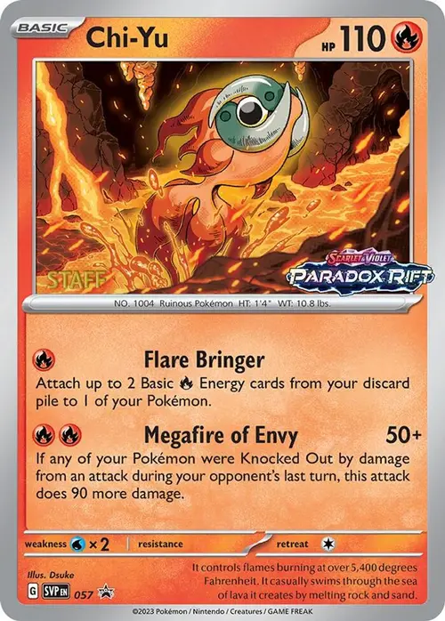 Chi-Yu - 057 (Prerelease) [Staff] card art