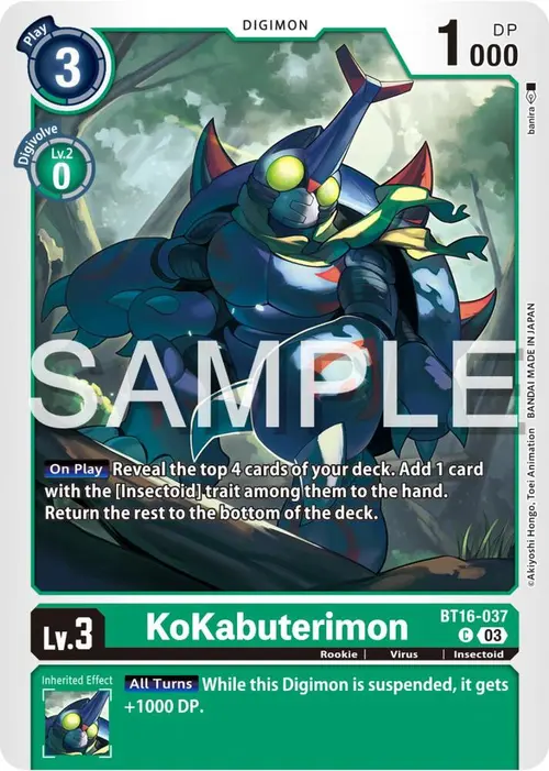 KoKabuterimon card art