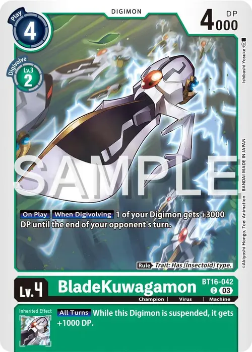 BladeKuwagamon card art