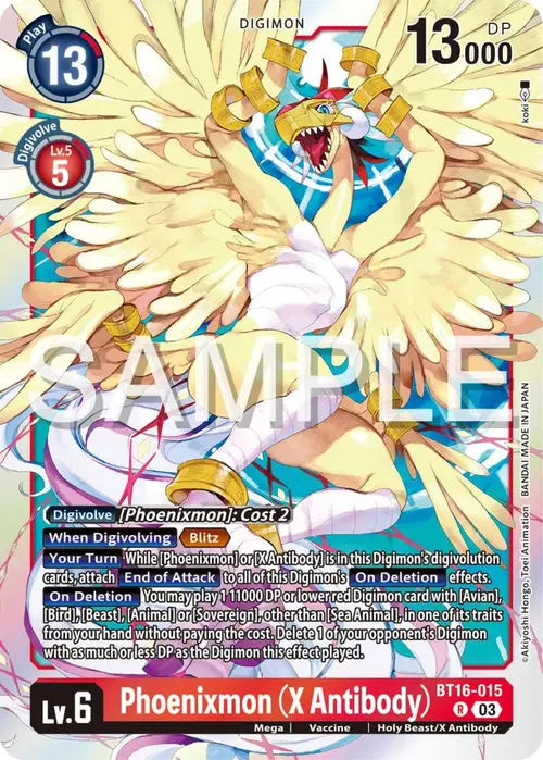Phoenixmon (X Antibody) card art