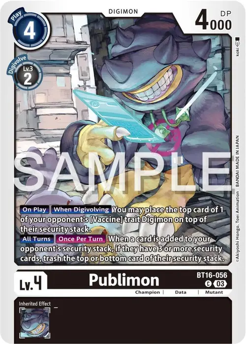 Publimon card art