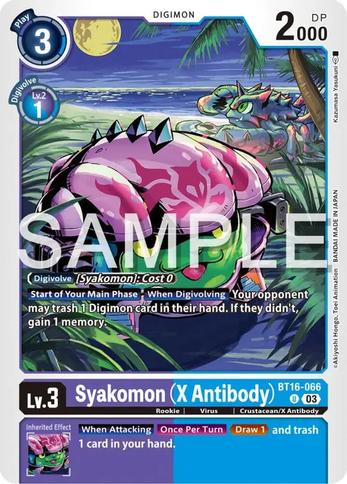 Syakomon (X Antibody) card art