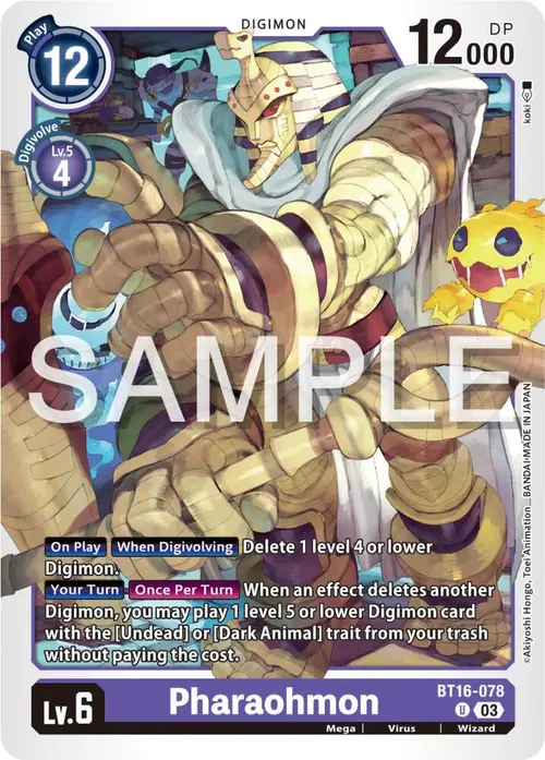 Pharaohmon card art
