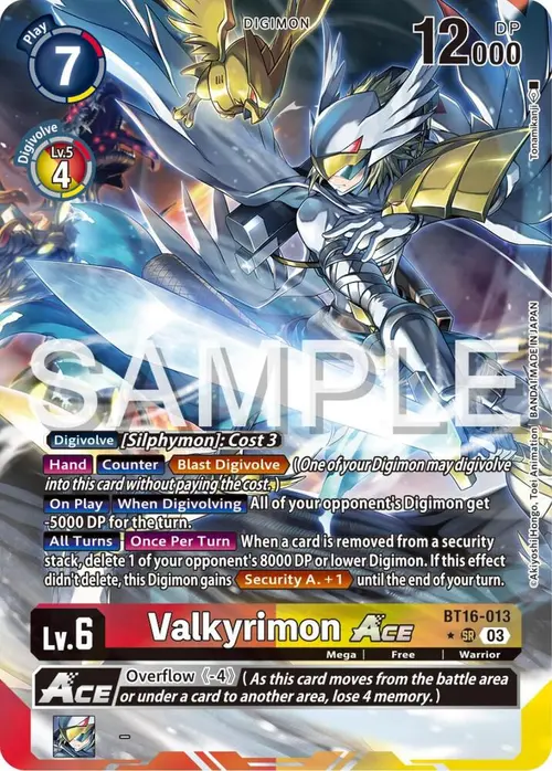 Valkyrimon ACE (Alternate Art) card art