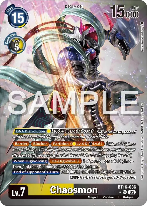 Chaosmon (Alternate Art) card art