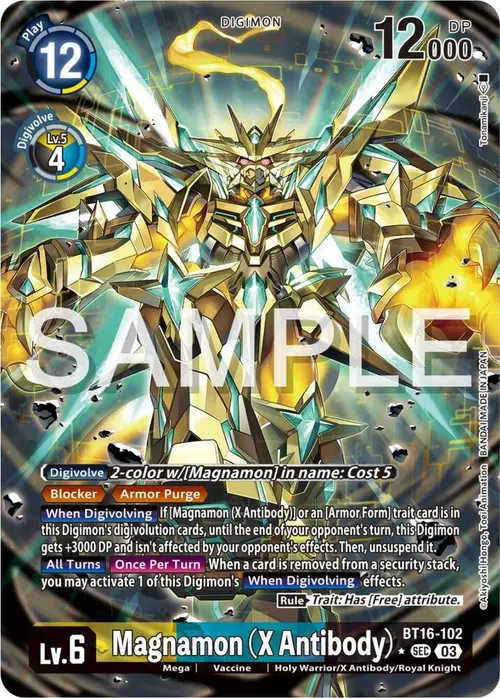 Magnamon (X Antibody) (Alternate Art) card art