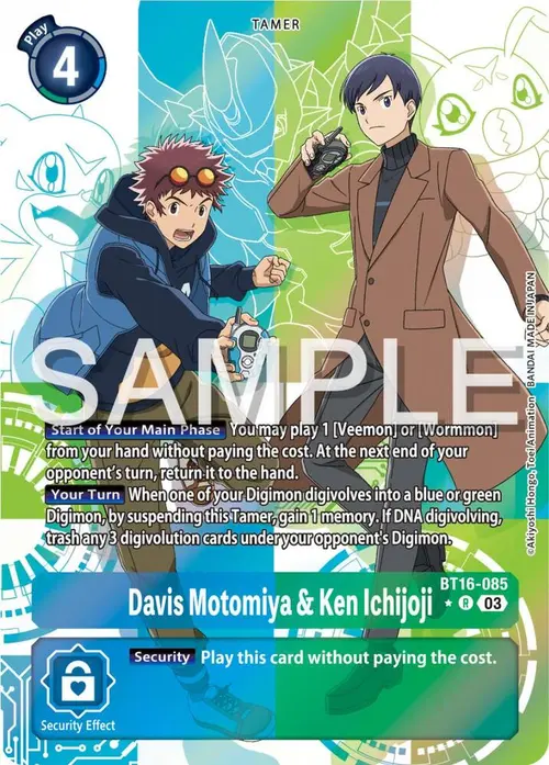 Davis Motomiya & Ken Ichijoji (Alternate Art) card art