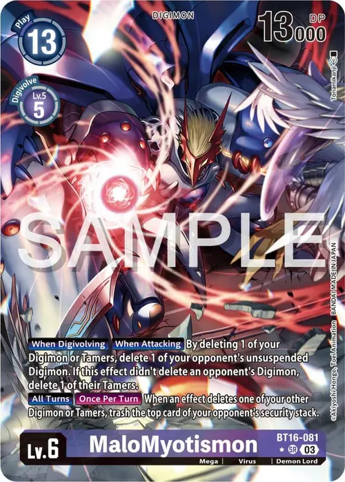 MaloMyotismon (Alternate Art) card art