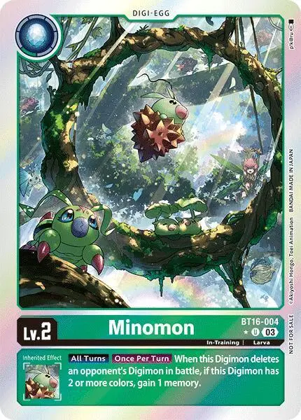 Minomon (Box Promotion Pack: Beginning Observer) card art