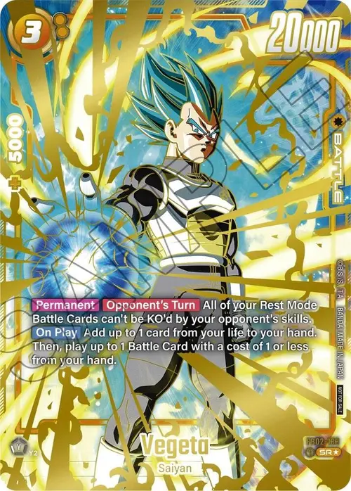 Vegeta (Championship 2024-2025 Regionals) card art