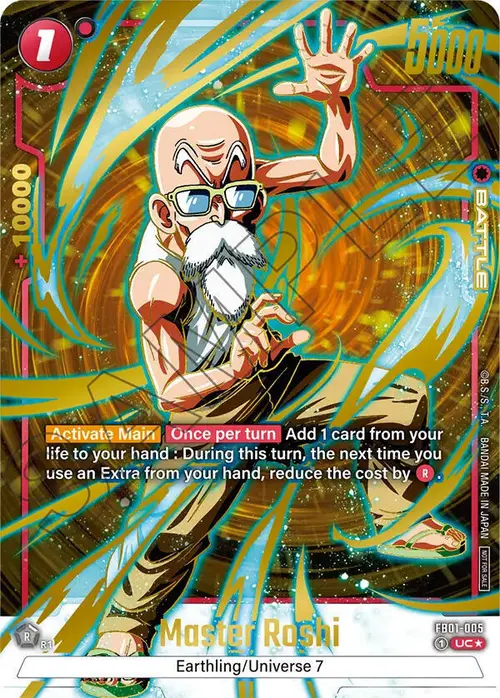 Master Roshi (Championship Pack 01) (Gold) card art
