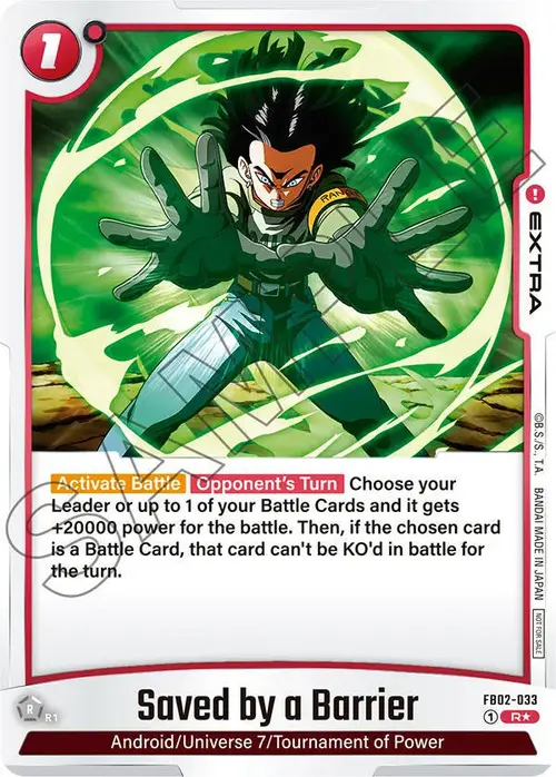 Saved by a Barrier (Championship Pack 01) card art