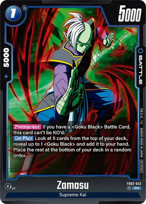 Zamasu (Championship Pack 01) card art