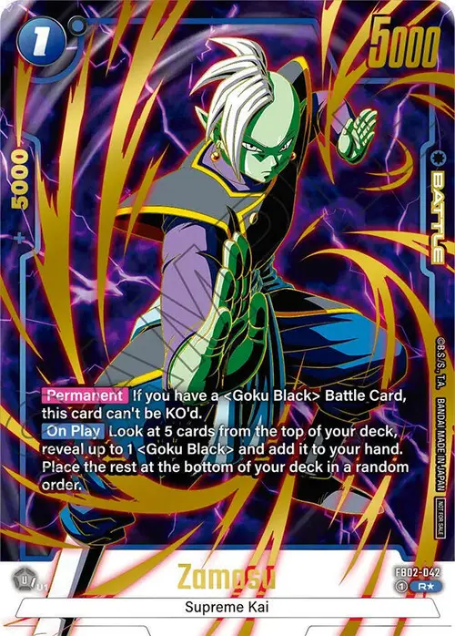Zamasu (Championship Pack 01) (Gold) card art