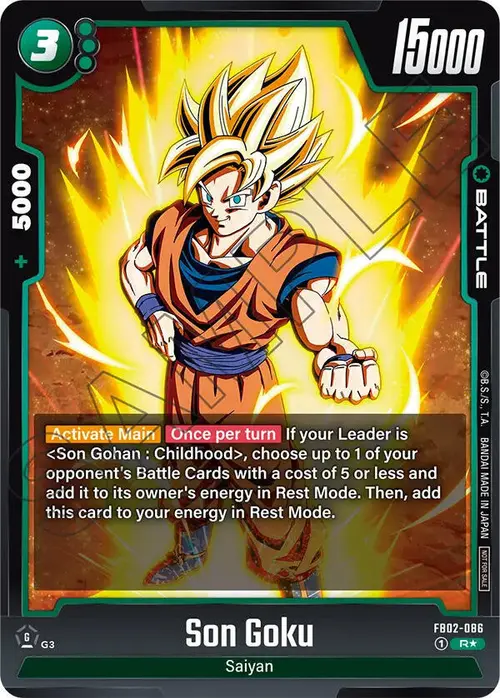 Son Goku (Championship Pack 01) card art