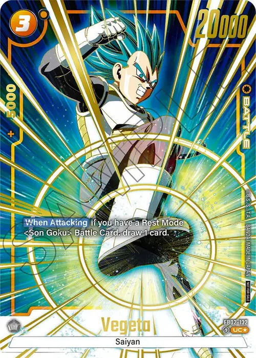 Vegeta (Championship Pack 01) (Gold) card art