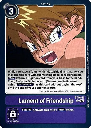 Lament of Friendship (Demo Deck Exclusive) card art