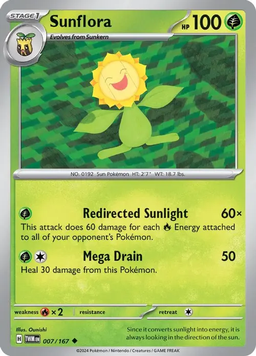 Sunflora - 007/167 card art