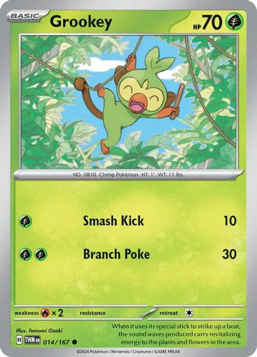 Grookey card art