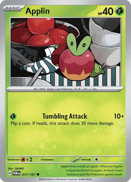 Applin - 017/167 card art