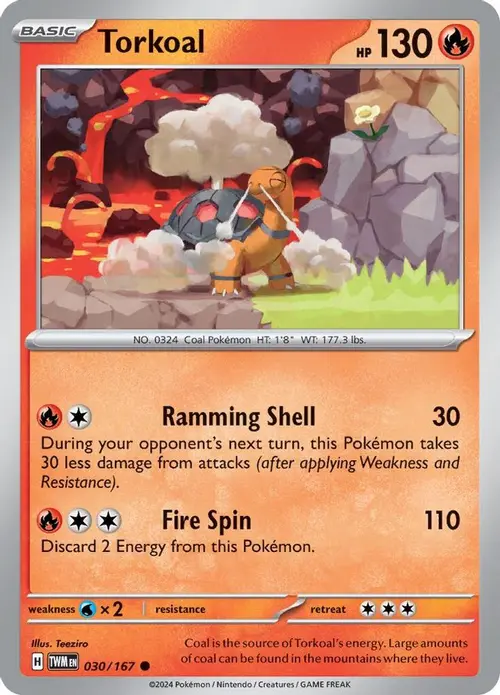 Torkoal - 030/167 card art