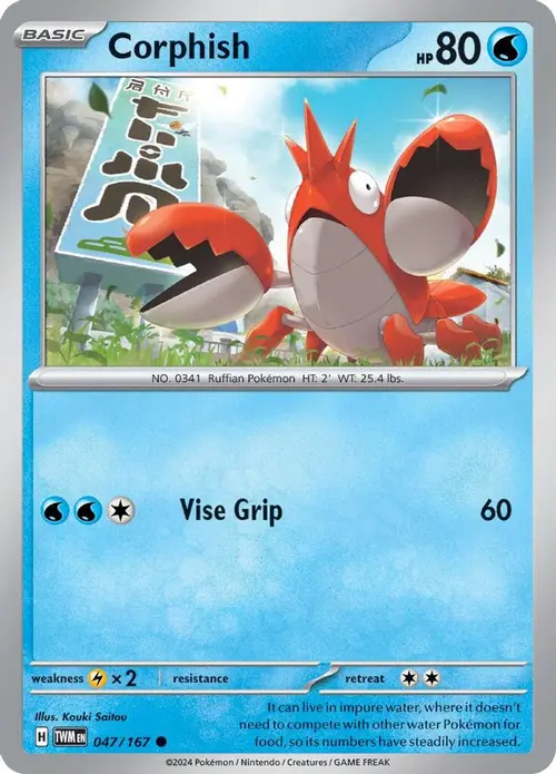 Corphish card art