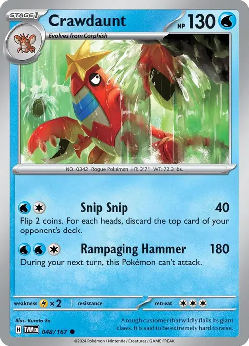 Crawdaunt card art