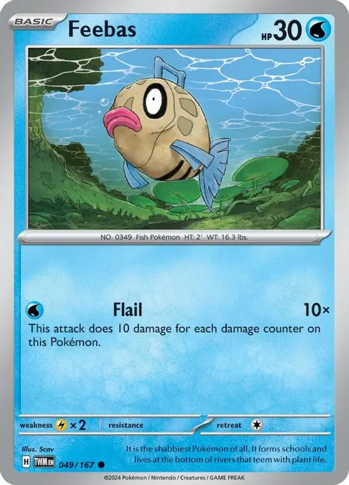 Feebas card art