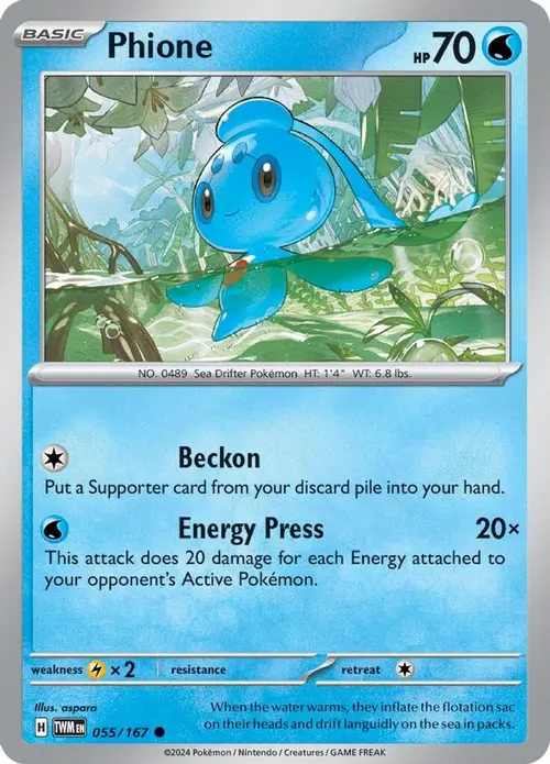 Phione - 055/167 card art
