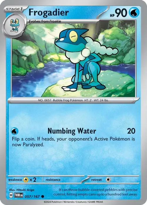 Frogadier card art