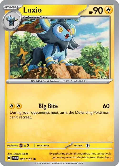 Luxio card art