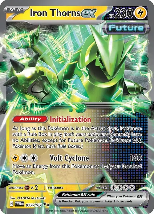 Iron Thorns ex - 077/167 card art