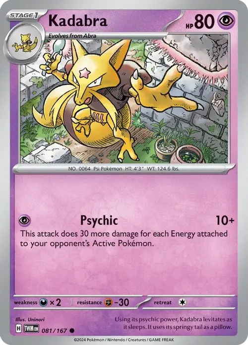 Kadabra card art